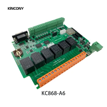 Kincony A6 Wifi Умный Релейный Контроллер ESP32 Плата разработки ESPhome Tasmota Home Assistant MQTT TCP Web HTTP Arduino Alexa