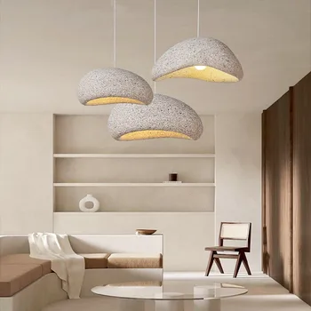 Скандинавский минималистичный подвесной светильник Wabi Sabi LED для ресторана, Люстра для гостиной, люстра для домашнего декора, подвесной светильник на чердаке в спальне