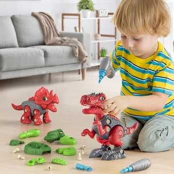 Собранная игрушка-динозавр, конструктор для взаимодействия родителей и ребенка, игрушка-конструктор, Детский набор головоломок, подарок на день рождения