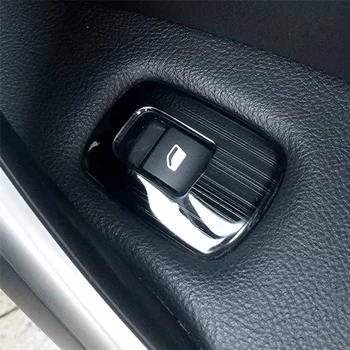 4шт Крышка подлокотника двери окна автомобиля, кнопка включения, Отделка панели для Citroen C5 Peugeot 508