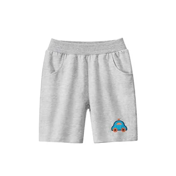 Хлопковые шорты для мальчиков от 1 до 9 лет, летние короткие штаны для малышей, одежда для мальчиков, повседневные свободные брюки для младенцев