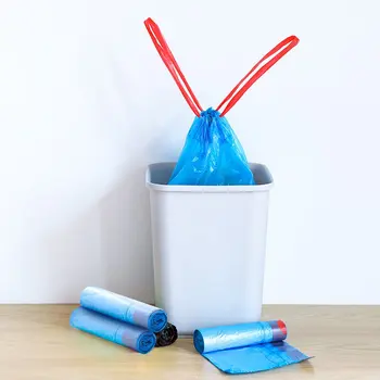 Мешок для мусора одноразовый утолщенный мешок для мусора кухонный пластиковый пакет для уборки бытовой мешок для хранения мусора в стиле жилета