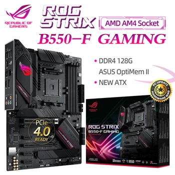 ASUS ROG Strix B550-F Игровая материнская плата AMD AM4 DDR4 Новая материнская плата ATX B550 Процессор Ryzen 5600G 16 ГБ оперативной памяти DDR4 3200 МГц PCIe 4.0