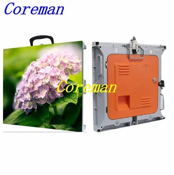 Арендованный светодиодный дисплей Coreman P10 из алюминия для литья под давлением на открытом воздухе/p8 smd полноцветный светодиодный дисплей 512x512 в помещении