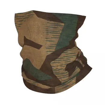 Немецкая камуфляжная бандана Splintertarn, гетры с принтом, Армейский военный камуфляжный шарф, маска для лица, унисекс для бега, взрослый Зимний