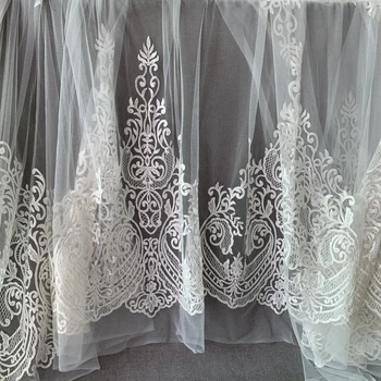 Мягкая тюлевая ткань для свадебного платья невесты, кружевная ткань 1 ярд для платья-халата