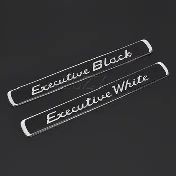 1 шт. автомобильные наклейки Значок Эмблема Наклейка для Mercedes Camry Land Cruiser Funtime Honda Skoda Executive Черный Белый Автостайлинг