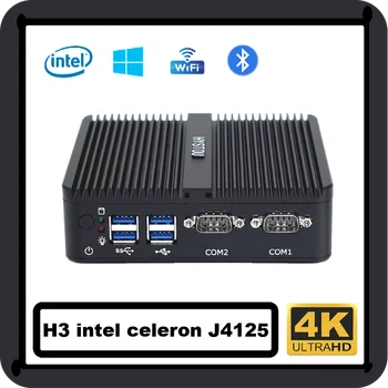 Перепродавать Лучшие Продажи OEM Factory COM USB Процессор Intel Celeron J4125 Офисный Портативный Компьютер Full DDR4 Win10 Core 4 Quad Mini PC