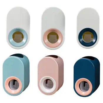 1 комплект дозатора зубной пасты, Автоматический Настенный Компактный дизайн, Удобная Прочная соковыжималка для зубной пасты для ванной комнаты Оптом
