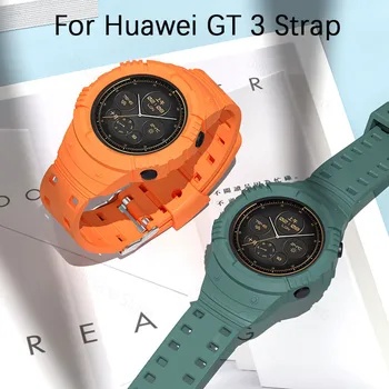 Ремешок для Huawei Watch 3 Pro GT 3 46мм 42мм Ремешок Спортивный Силиконовый Сменный Ремешок Браслет Ремешки для часов Huawei Watch GT3