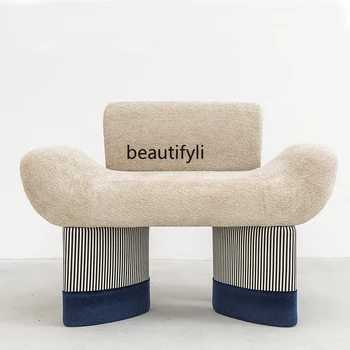 Одноместное кресло yj Sofa Минималистичный Легкий Роскошный современный диван Smile Для спальни, одноместное кресло для отдыха