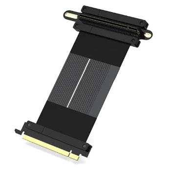 Удлинитель видеокарты PCI-E 4.0 16X 90-градусный кабель видеокарты PCIE X16 Кабель-адаптер видеокарты