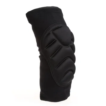 Поддержка коленной чашечки для ног Спортивный Бандаж Защитная накладка на рукав Черный