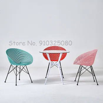 Скандинавский современный обеденный стул, Простые обеденные стулья для творческих художников, спинка стола, десертный чай, Кресло для отдыха, Кресло для отдыха TG
