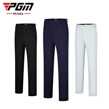 Брюки для мальчиков для гольфа PGM, Летние молодежные брюки с эластичным поясом, одежда для гольфа для детей KUZ161