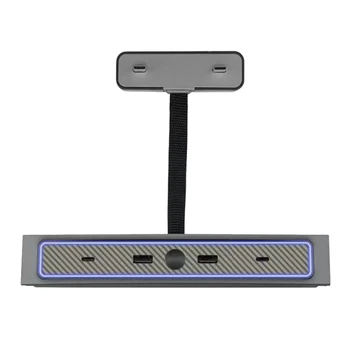Автоматическое переключение Светодиодной Подсветки USB-Концентратора Для 2021 2022 2023 Tesla Model Y 3, Док-Станции Центральной Консоли Smart Sensor