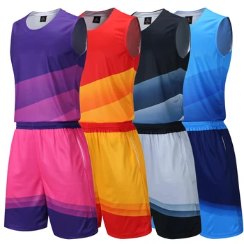 Индивидуальные комплекты баскетбольной майки для мужчин, спортивная одежда, форма для студенческого баскетбола, Дышащие мужские тренировочные баскетбольные майки