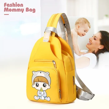 Многофункциональный рюкзак большой емкости с принтом Mommy Bag для водонепроницаемого хранения на открытом воздухе, теплоизоляционная сумка для детских подгузников