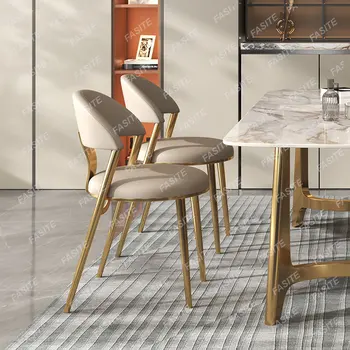 Кухонные стулья для отдыха в скандинавском стиле, стулья для ресторана, стулья для гостиной, Садовая мебель, набор стульев Cadeira Минималистская мебель