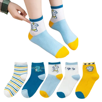 10 Пар детских хлопчатобумажных носков для малышей, мальчиков и девочек, летних хлопчатобумажных носков, детских носков, напольных носков, комфортной дышащей сетки