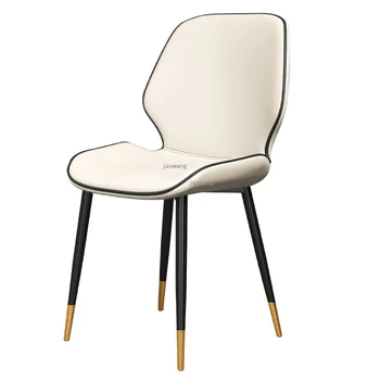Роскошный обеденный стул Scandinavia, Современная минималистичная мебель для дома, Спинка из кованого железа, Повседневные Обеденные стулья для ресторана
