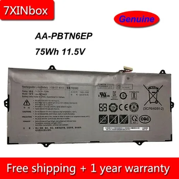 7XINbox 75Wh 11,5 V Подлинный Аккумулятор для Ноутбука AA-PBTN6EP Samsung Notebook 9 NP900X5T 900X5T 900X5T-X78L X02 NP900X5T-X01US