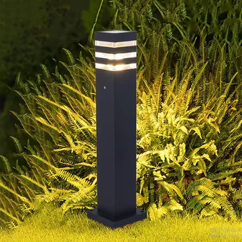 60 см E27 Наружные Водонепроницаемые Садовые тумбы, светильник для газона во дворе виллы, светильник для газона на дорожке виллы для отдыха, светильник для газона