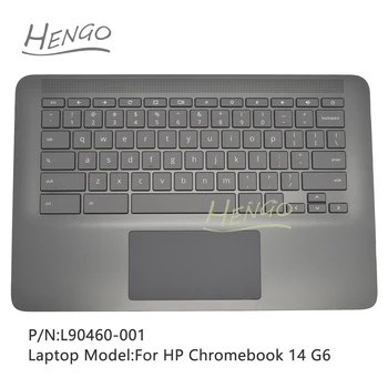 L90460-001 Черный Оригинальный новый для HP Chromebook 14 G6 US Упор для рук верхний корпус C крышкой в виде ракушки