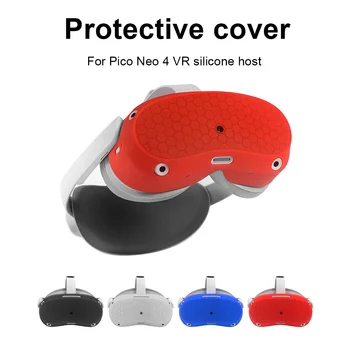 Силиконовая гарнитура, защитный чехол для шлема виртуальной реальности, защита от царапин, Пылезащитные сменные очки виртуальной реальности, Аксессуары для PICO 4