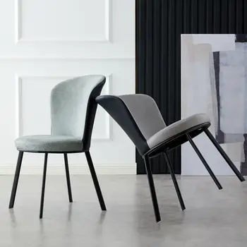 Эргономичные стулья для кафе в скандинавском стиле, обеденный зал, офис, Роскошное компьютерное кресло для отдыха, Салонный трон, мебель для дома Sillas Comedor XY50DC