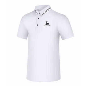 2023 одежда для гольфа летняя новая мужская футболка для гольфа удобная дышащая быстросохнущая футболка для гольфа с коротким рукавом бесплатная доставка