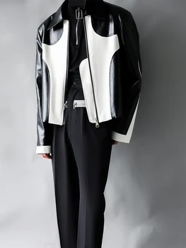 X01277 Модные мужские пальто и куртки 2023, подиум, Роскошный известный бренд, Европейский дизайн, стиль вечеринки, мужская одежда