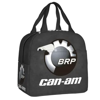 Мотоциклетный ланч-бокс BRP Can-Am с термоохлаждением, сумка для ланча с пищевой изоляцией для женщин, детский школьный Рабочий контейнер многоразового использования