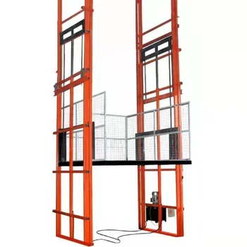 Заводской гидравлический одно- и двухколейный грузовой лифт подъемный подъемник грузовой лифт домашний лифт второй этаж трехэтажный лифт