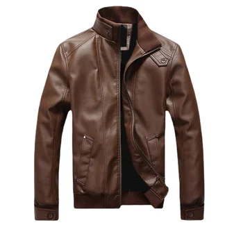 Весна и осень 2023 новая мужская кожаная куртка мужская корейская версия тонкая модель мотоцикла тренд мужской кожаной куртки