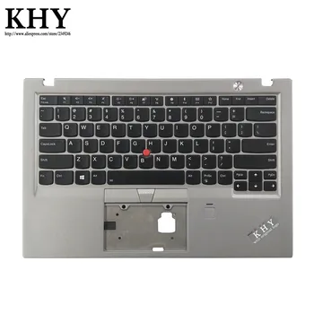 Оригинальная клавиатура US USE IND USI серебристого цвета для ThinkPad x1 Carbon (20 часов, 20H) (5-го поколения) FRU 01LV366 01LV367 01ER705 01ER623 01ER664