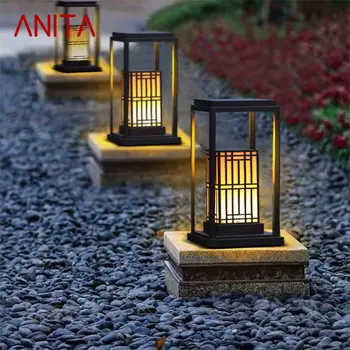 Уличный газонный светильник ANITA, Китайское классическое светодиодное портативное освещение, водонепроницаемое IP65 для электричества, Домашний декор для отеля, виллы, сада