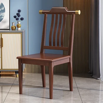Роскошный Деревянный обеденный стул Офисный Nordic Relax Кухонный Обеденный стул Передвижная спальня Sillas Para Eventos Садовая мебель
