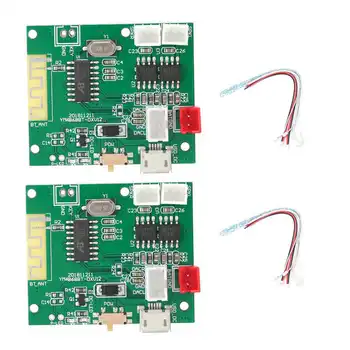 1 Пара 5 Вт Модуль Усилителя Мощности Плата Усилителя Аудио Стерео Звуковой Динамик для Bluetooth 5,0 TWS 3,7‑5V Поддержка Звуковой карты USB