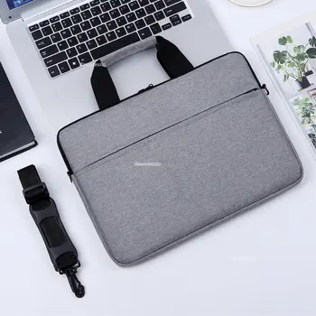 Защитная сумка для ноутбука через плечо, чехол для переноски Macbook Pro 13 14,2 15,6, воздушный чехол для сумки HP ASUS Lenovo Dell