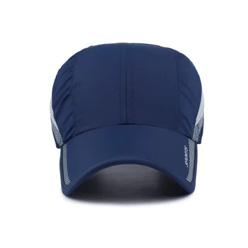 Летняя водонепроницаемая мужская бейсболка 2021, женская сетчатая кепка, солнцезащитные шляпы, дышащие кепки с обтекаемой строчкой, мужские
