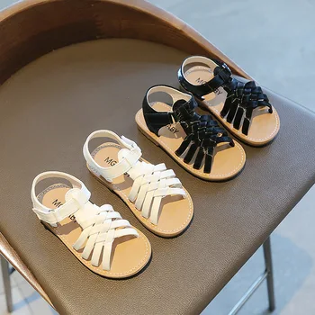 MODX 2023 Летние сандалии для маленьких девочек m2 Мягкая пляжная обувь с открытым носком для девочек
